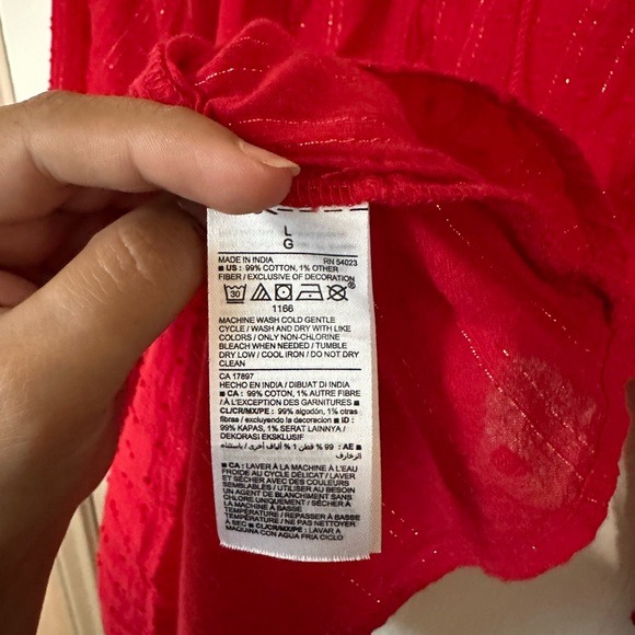 Old Navy Peasant Blouse L - Picture 5 of 7